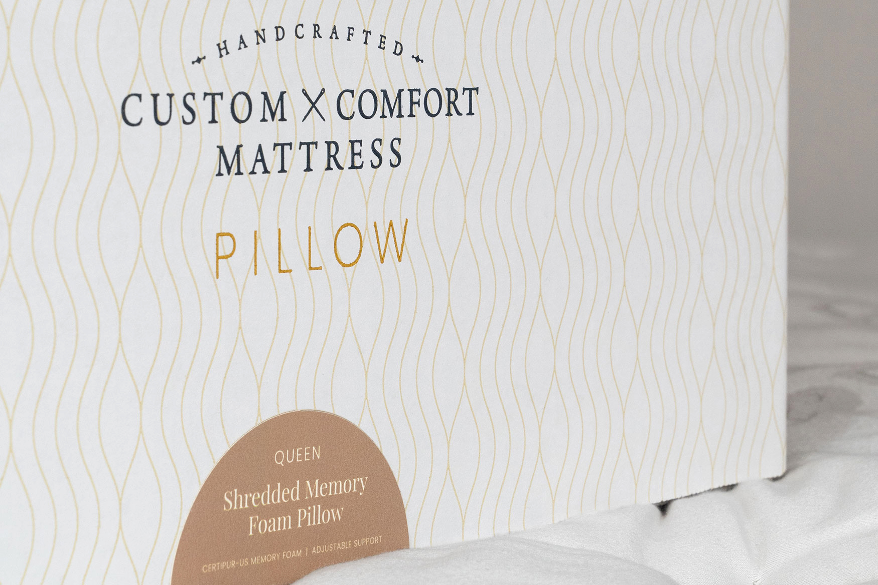 Shredded Memory Foam Pillow with Cooling Gel Fiber - thumbnail 5