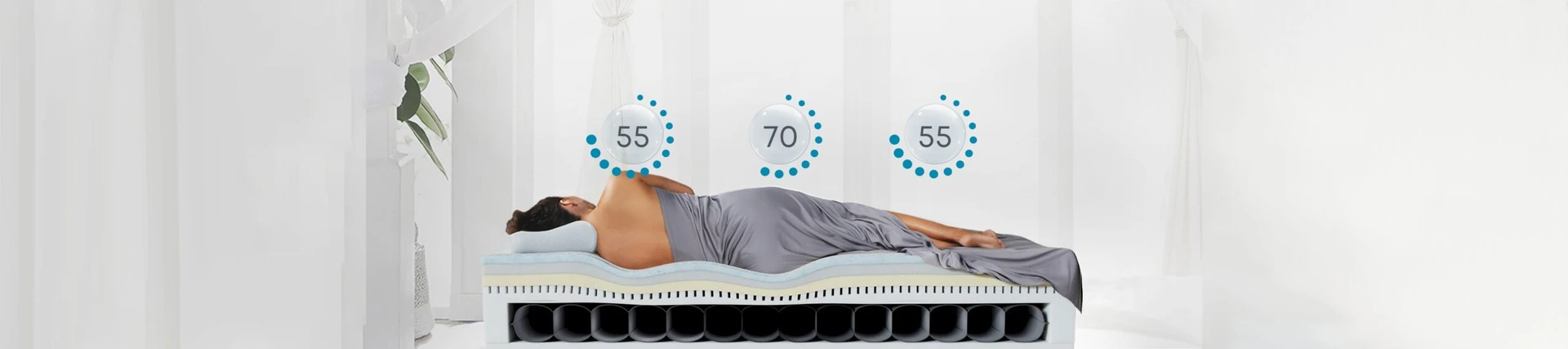 personalized lumbar support bed