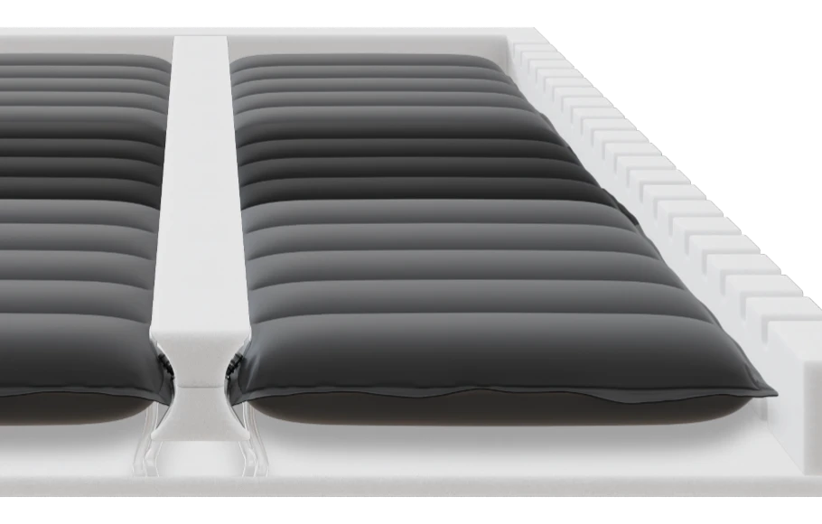 This sophisticated system doesn’t just prevent motion transfer—it actively absorbs movement energy, creating a stable and serene sleeping environment.